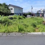 北側道路より